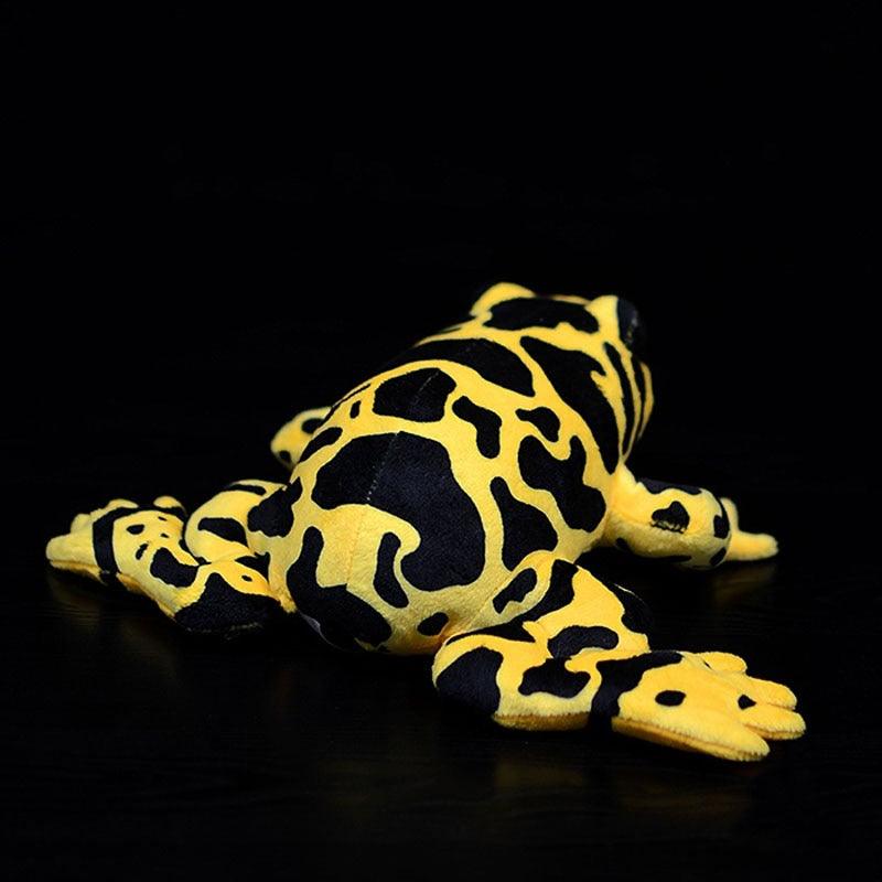 Realistic Yellow Poison Frog Plush Toy