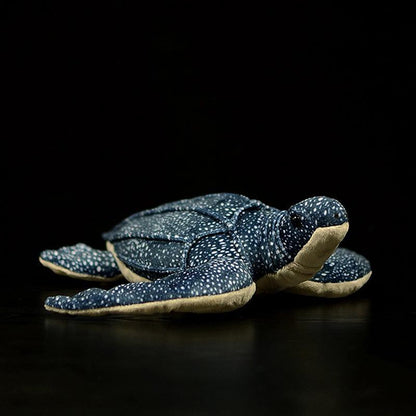 Realistic leatherback turtle plush