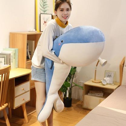 Super kawaii giant whale plush toy