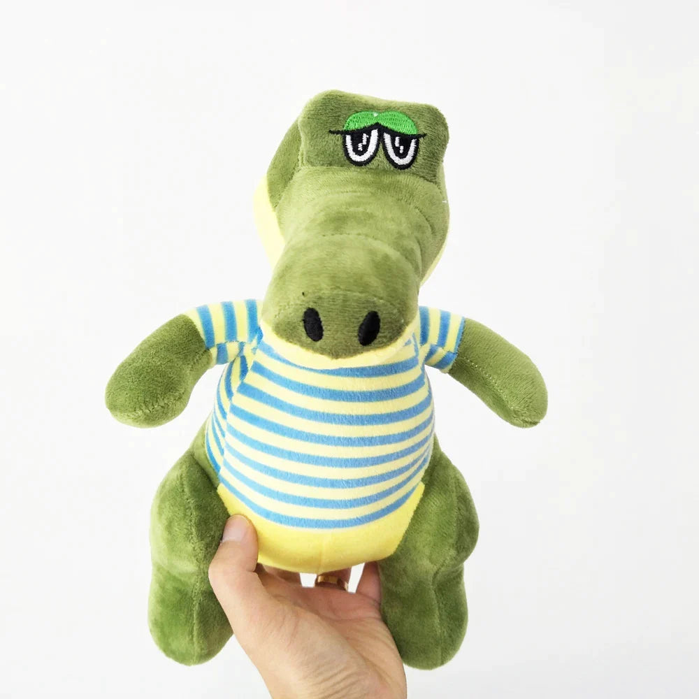 Stripes the alligator soft toy