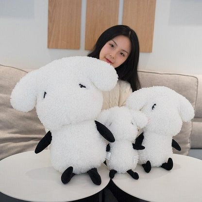 Adorable White Sheep Plush Doll