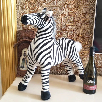 Plush almost like a real zebra