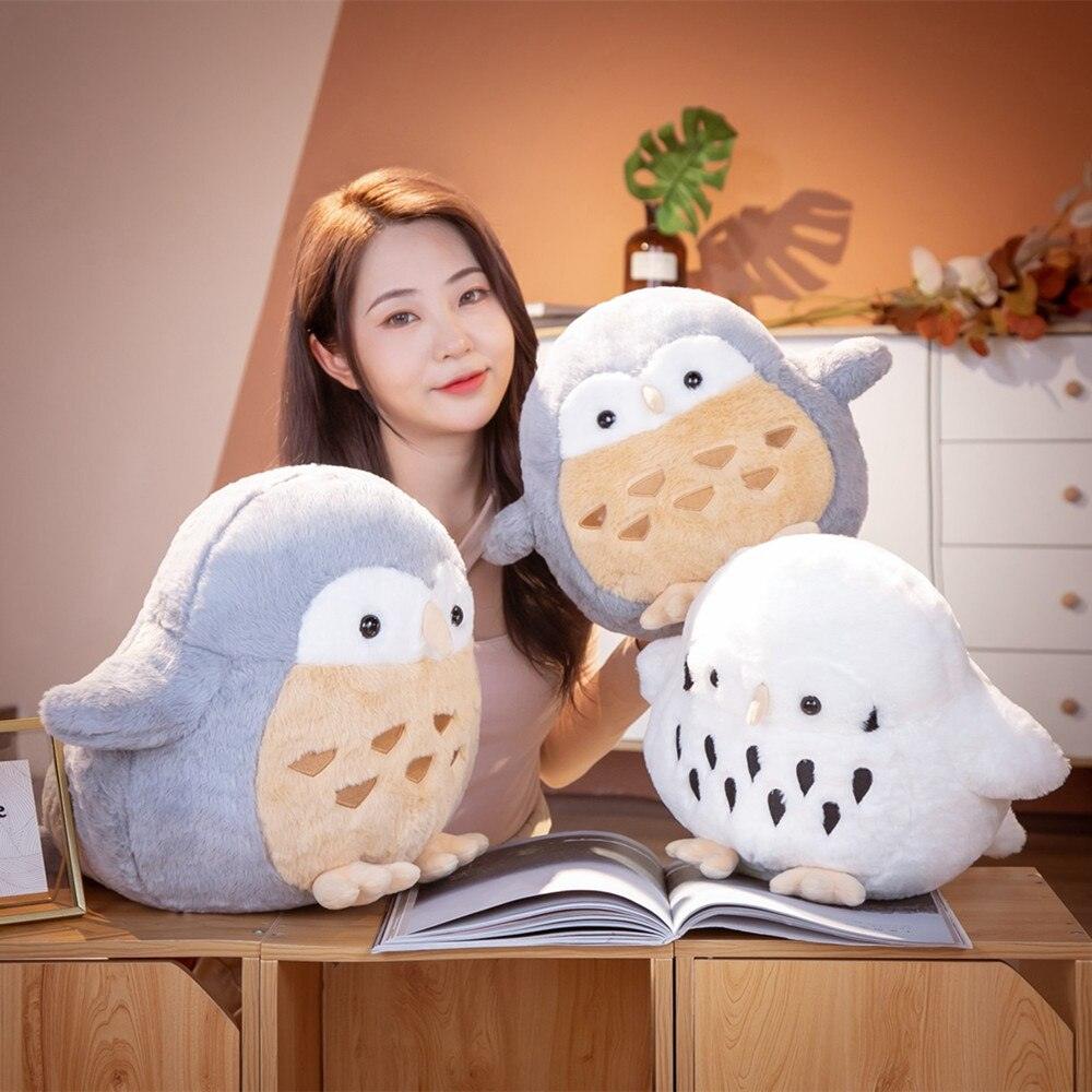 Snowy owl plush toy