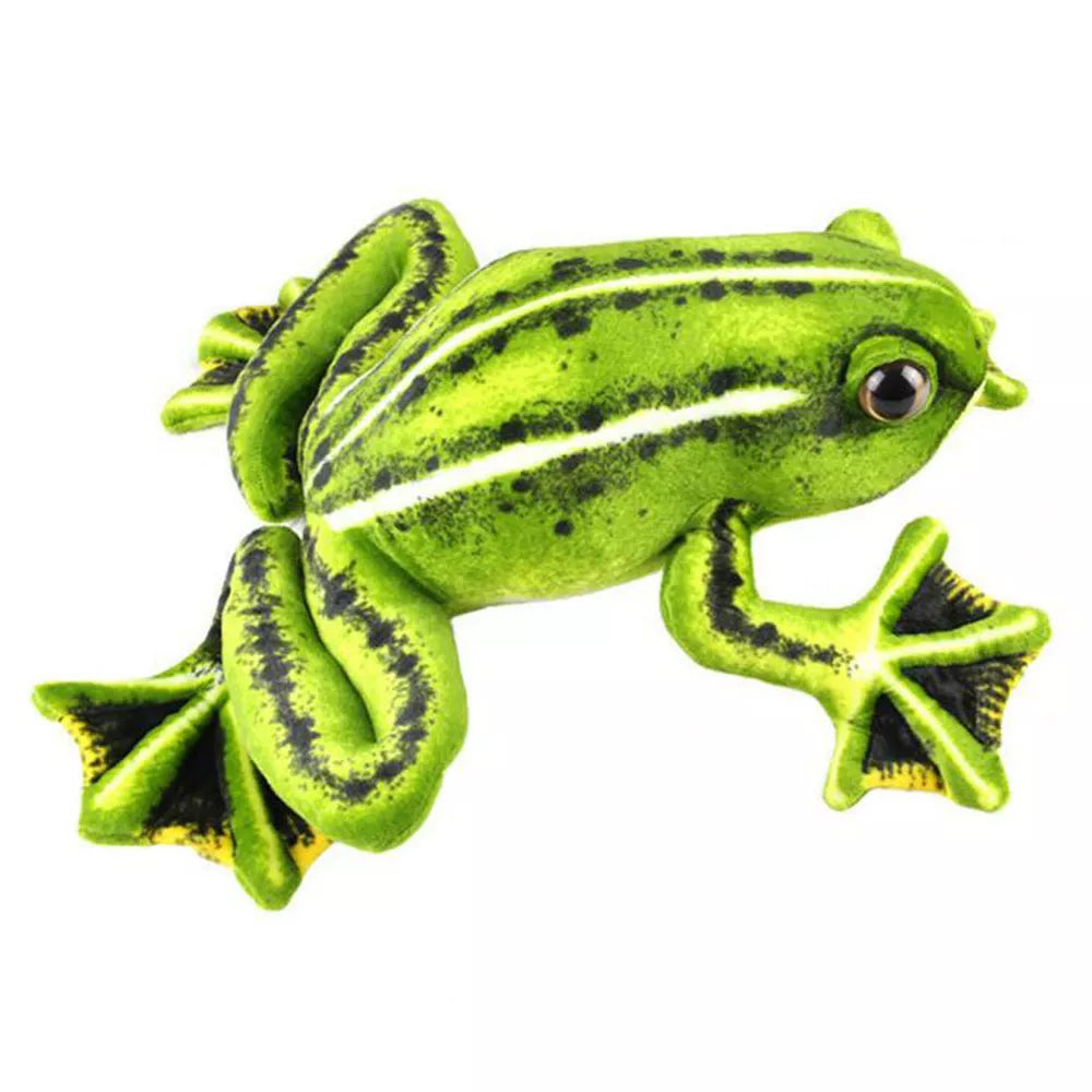 Peluche grenouille volante réaliste