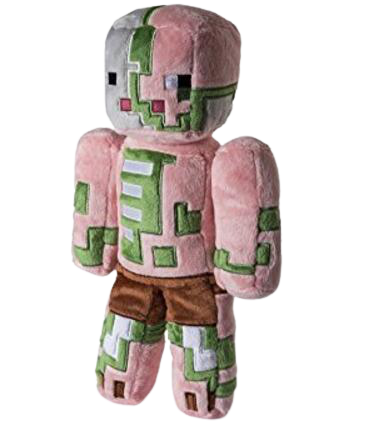 Peluche Minecraft Cochon Zombie