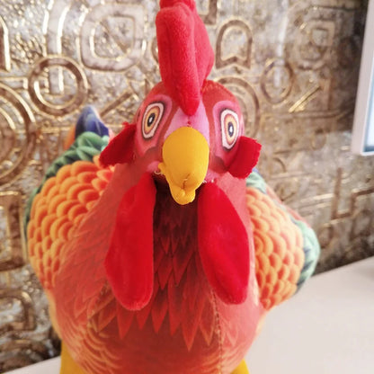 Rainbow Rooster Plush