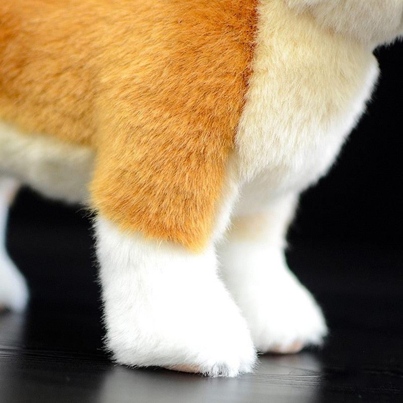 Adorable peluche japonaise Shiba Inu à l'identique