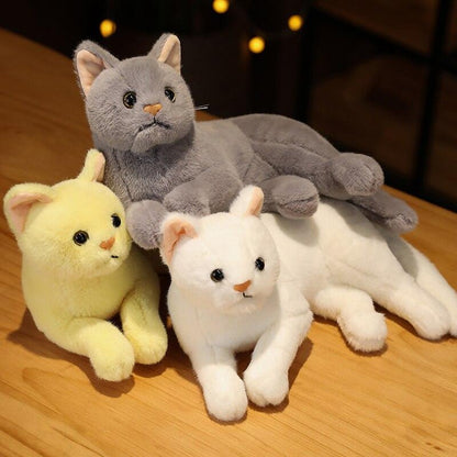 Kawaii Realistic Kitty Cat Plush Toys