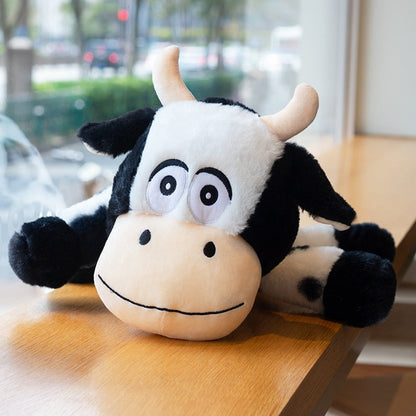 Fuzzy Ploppy Cow Plush