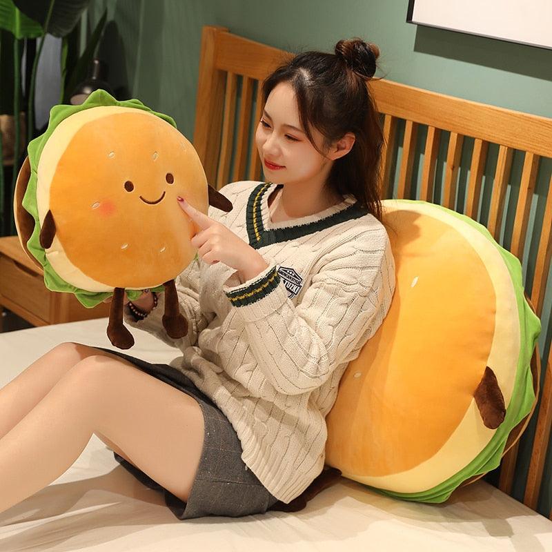 Hamburger soft toys