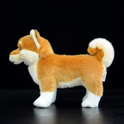 Adorable peluche japonaise Shiba Inu à l'identique