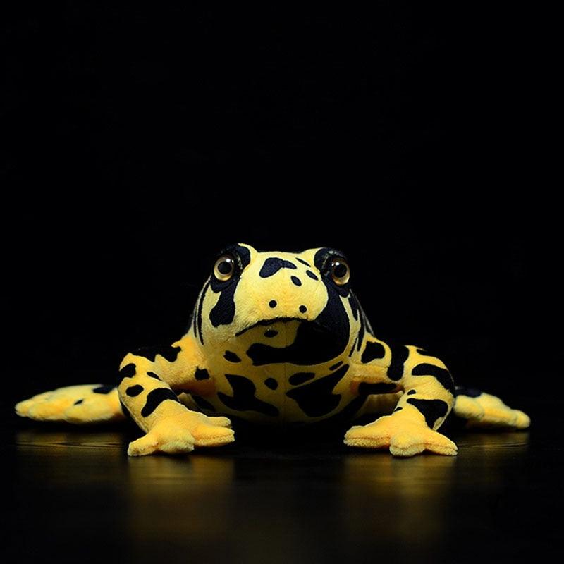 Realistic Yellow Poison Frog Plush Toy