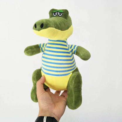 Stripes the alligator soft toy