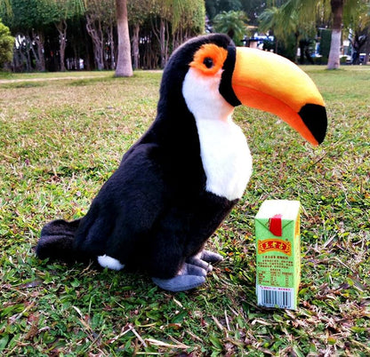 Large realistic Toucan plush toy