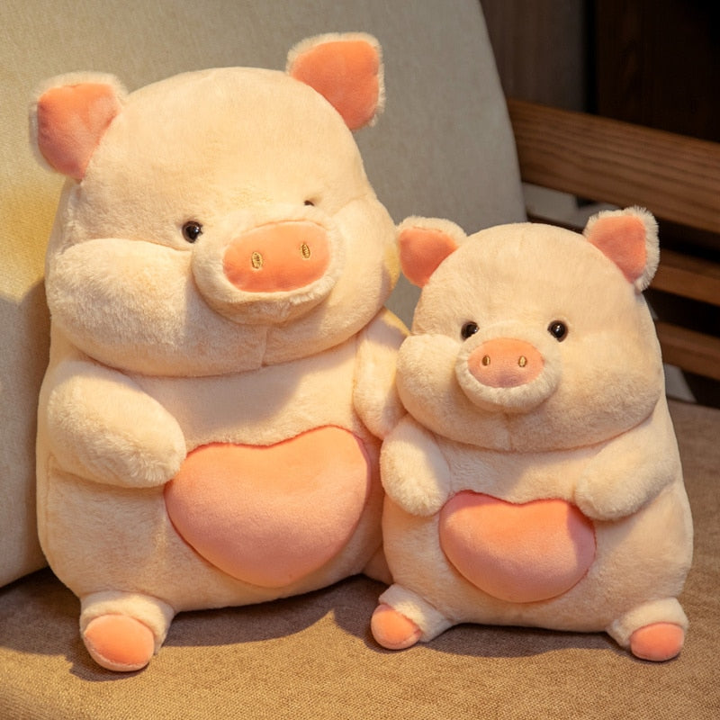 Love Heart Pig Soft Toys