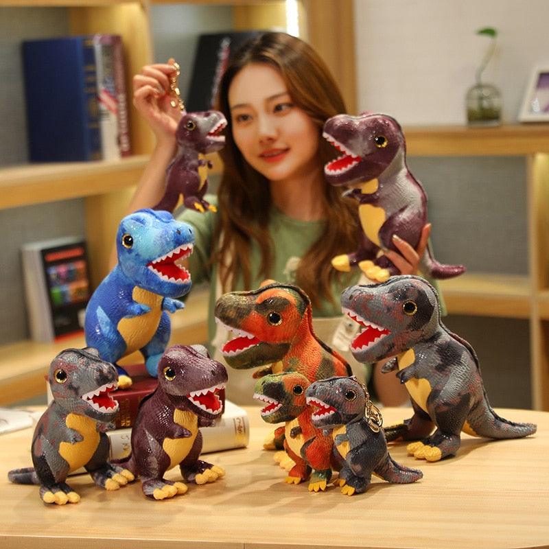 Colorful and cute T-rex plush toys