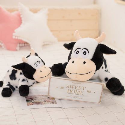 Fuzzy Ploppy Cow Plush