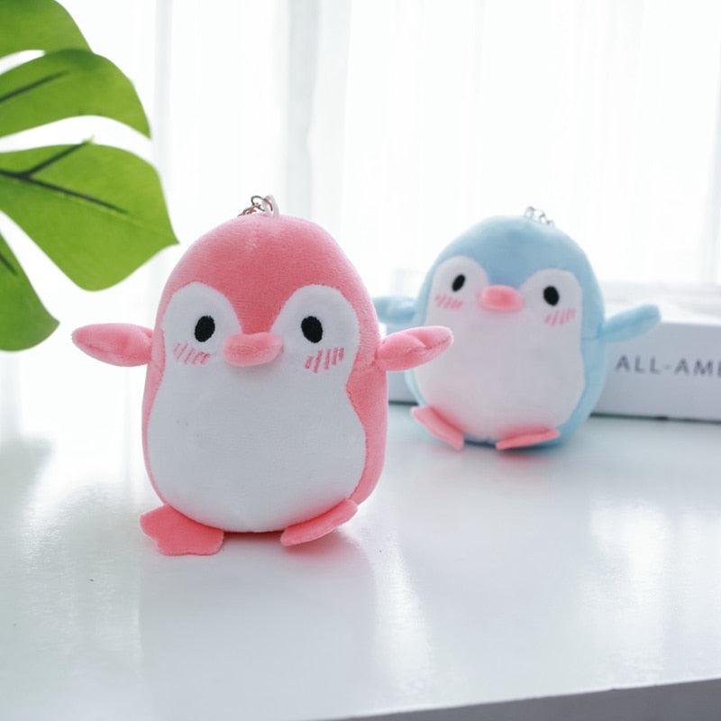 Adorables peluches porte-clés mini pingouins