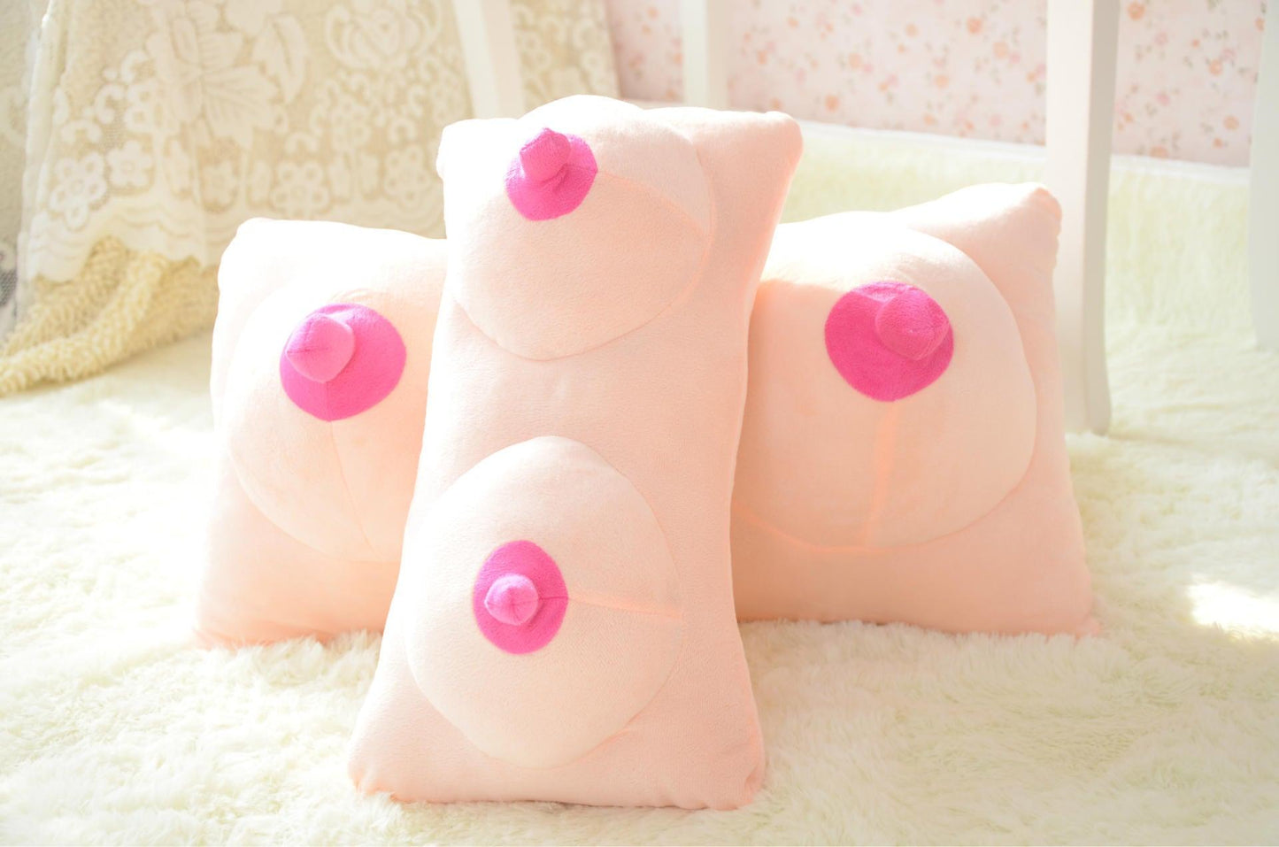 Funny Boobs Plush Pillow