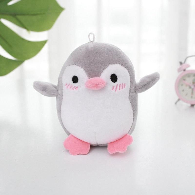 Adorable mini penguin keychain plush toys