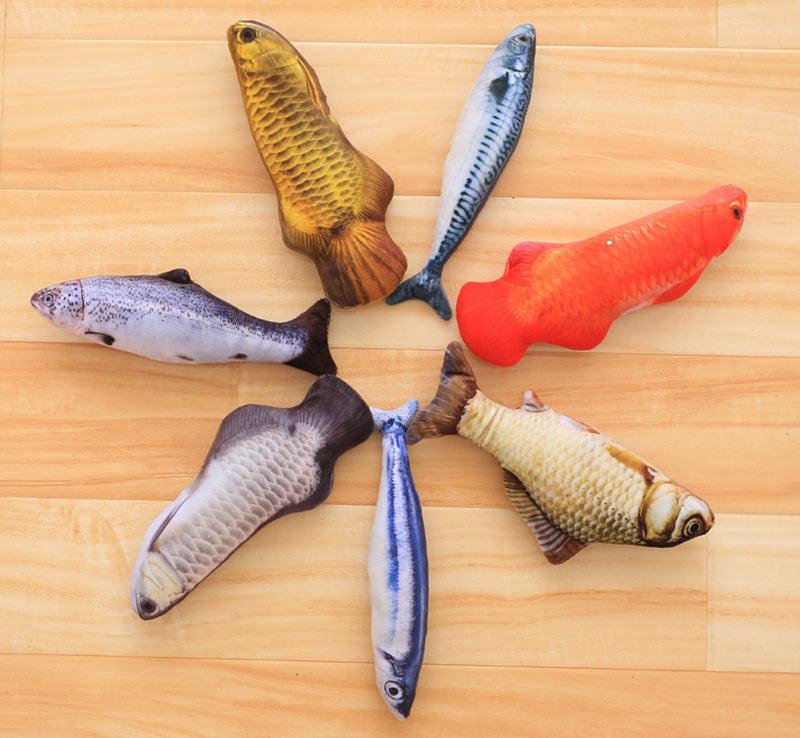 Funny cat fish plush toy