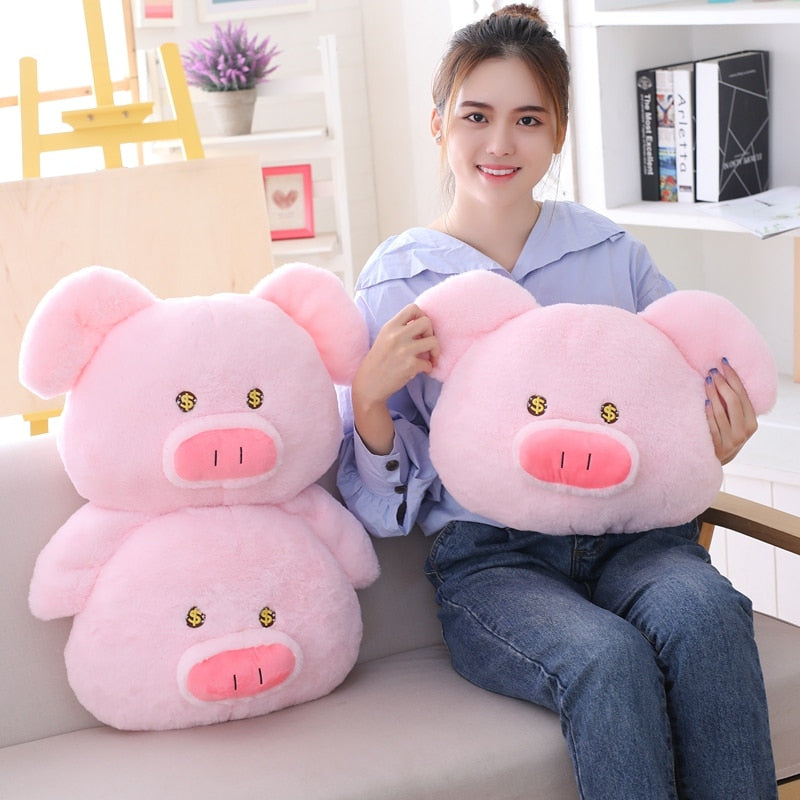 Greedy pig soft toys