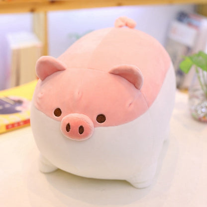 Peluche super mignonne cochon joufflu