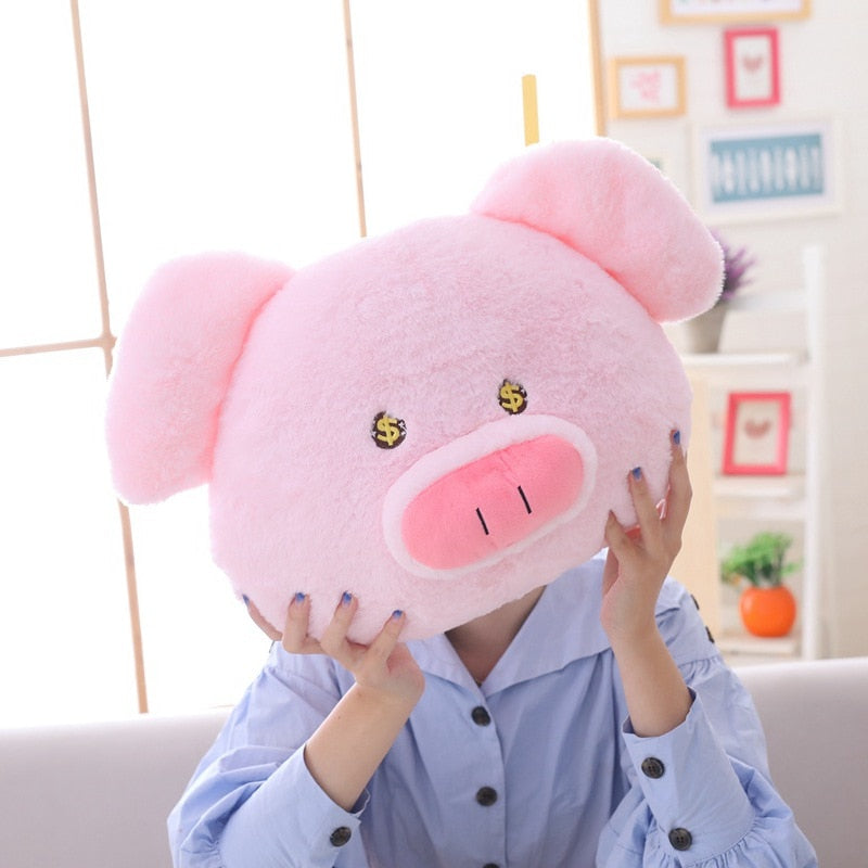 Peluches cochon gourmand