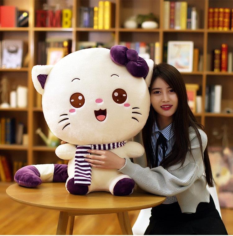 Kawaii Kitty Cat Head 20" Plush Toy (Oversized Cat Head)