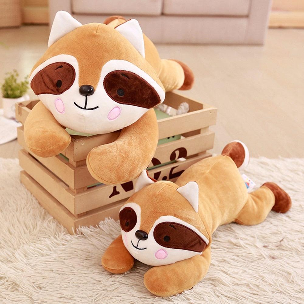 Super kawaii raccoon soft toys