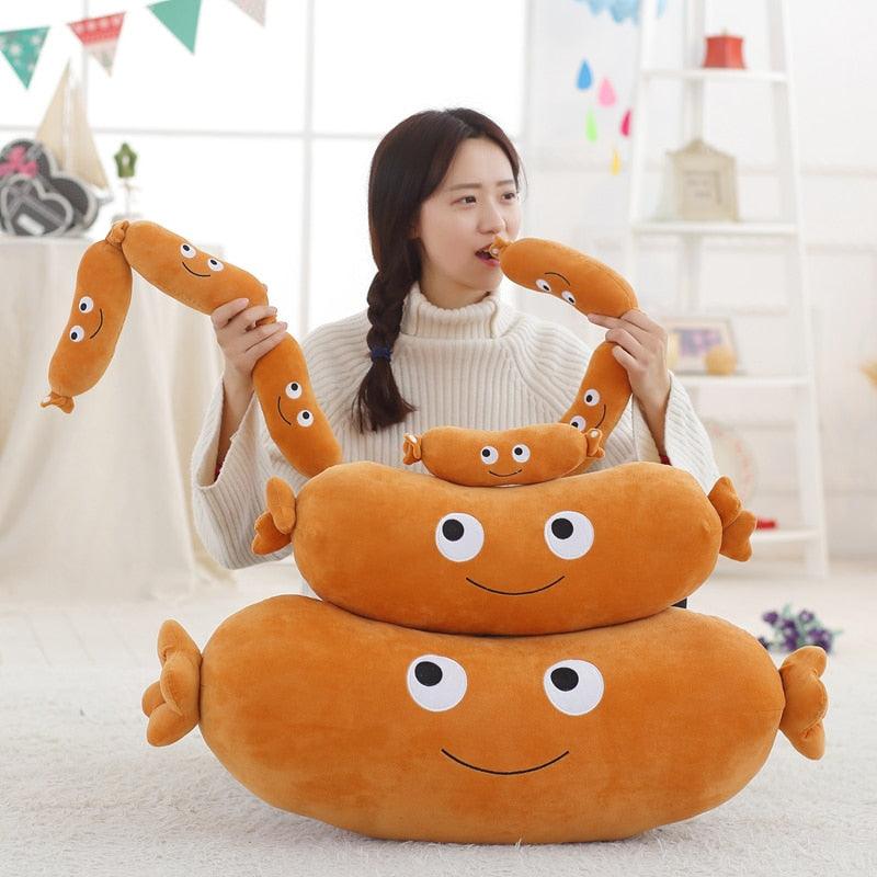 Super cute sausage plush