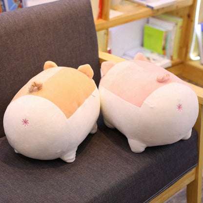 Peluche super mignonne cochon joufflu