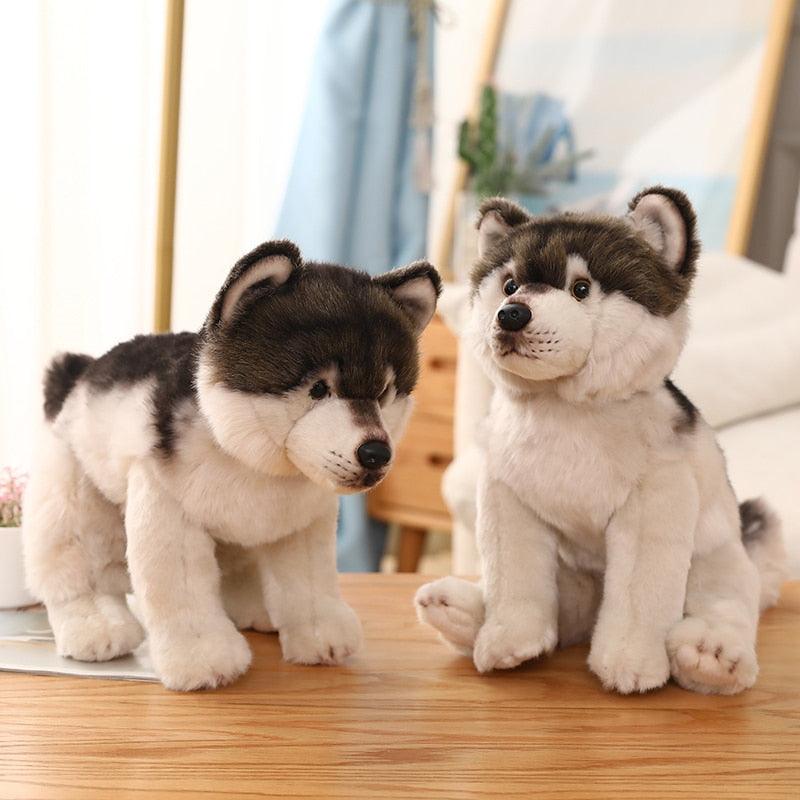 Super cute realistic puppy plush toys