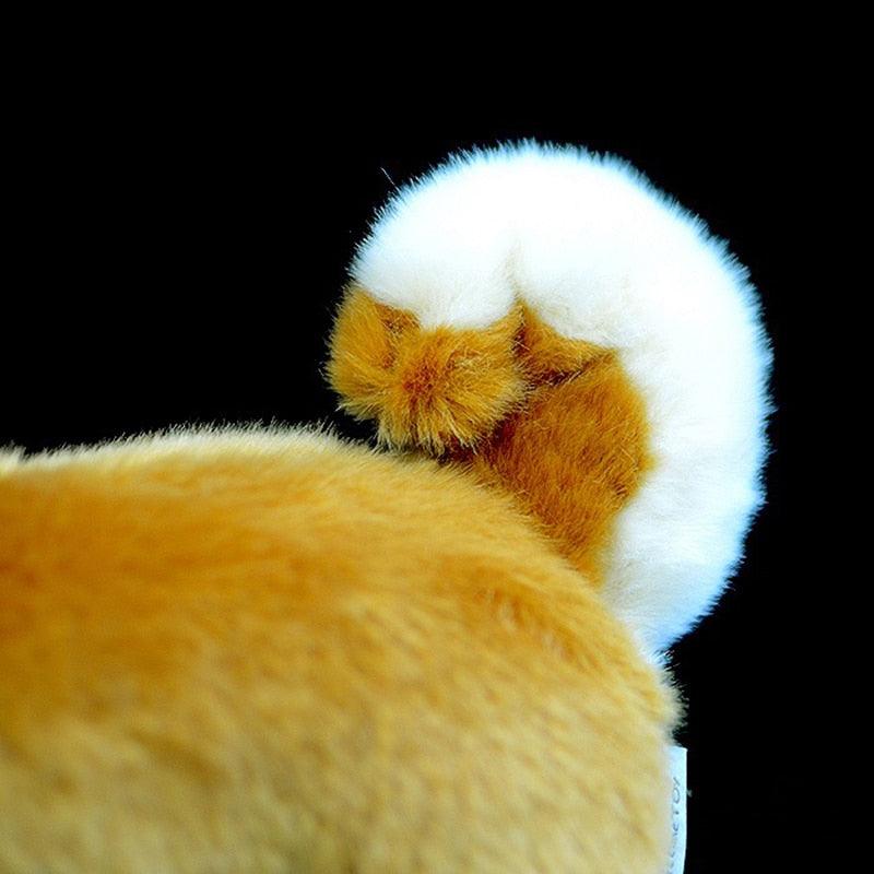 Adorable peluche japonaise Shiba Inu à l'identique