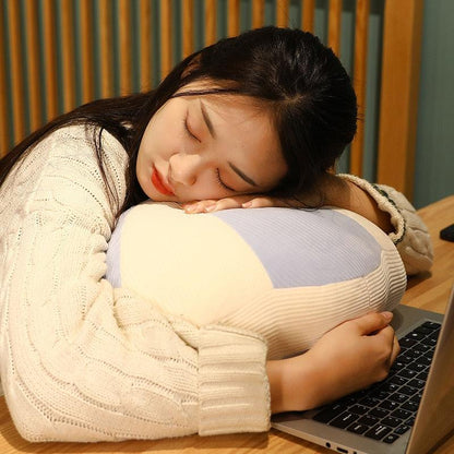 Soft and comfortable shell-shaped plush pillow