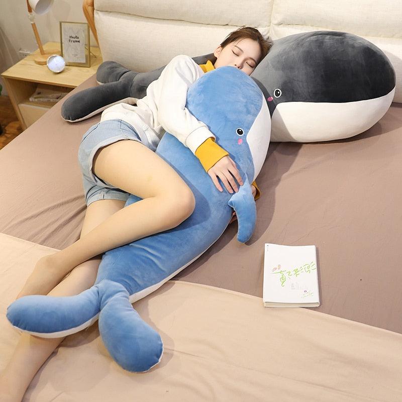 Super kawaii giant whale plush toy