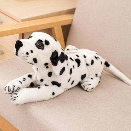 Realistic and cute Dalmatian puppy plush toy