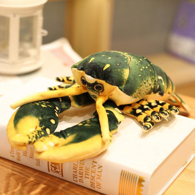 Realistic plush Pinchy the lobster