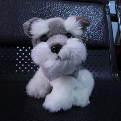 Super cute Schnauzer plush toy