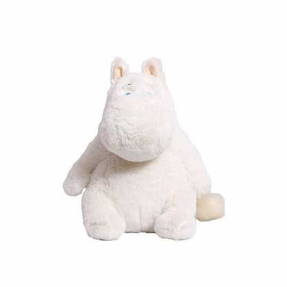 Sitting white Hippo plush toy