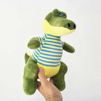 Stripes the alligator soft toy