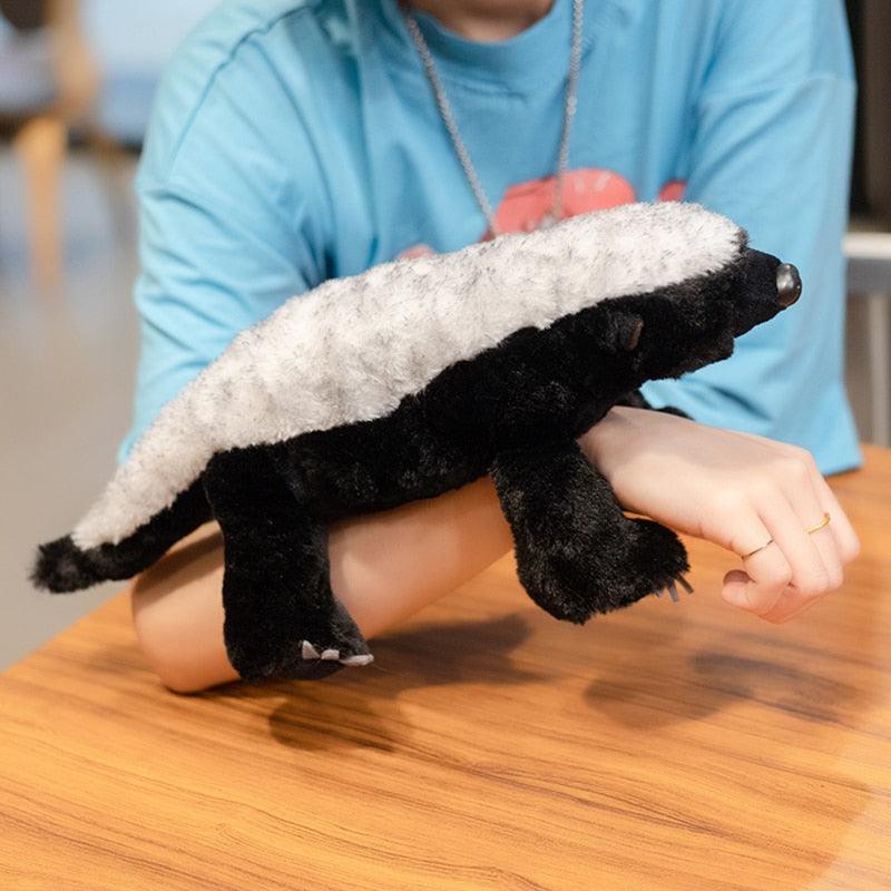 Realistic wild badger soft toys