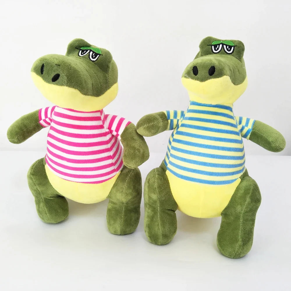 Stripes the alligator soft toy