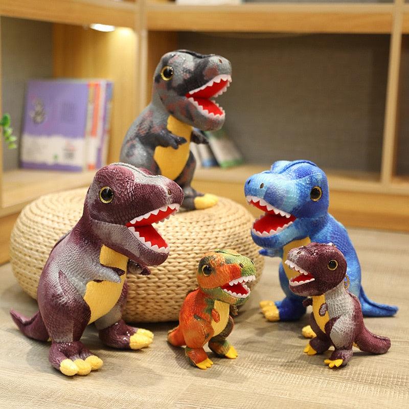 Colorful and cute T-rex plush toys