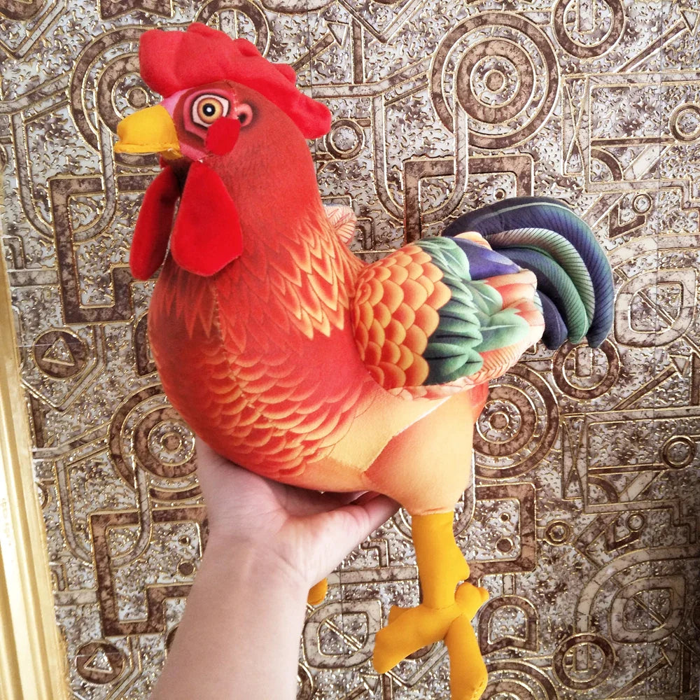 Rainbow Rooster Plush