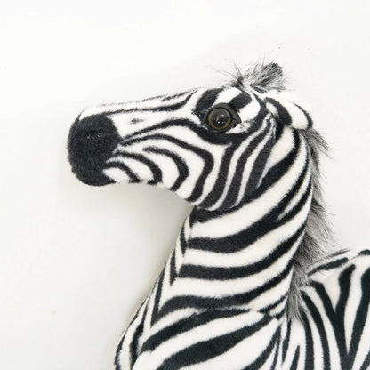 Plush almost like a real zebra