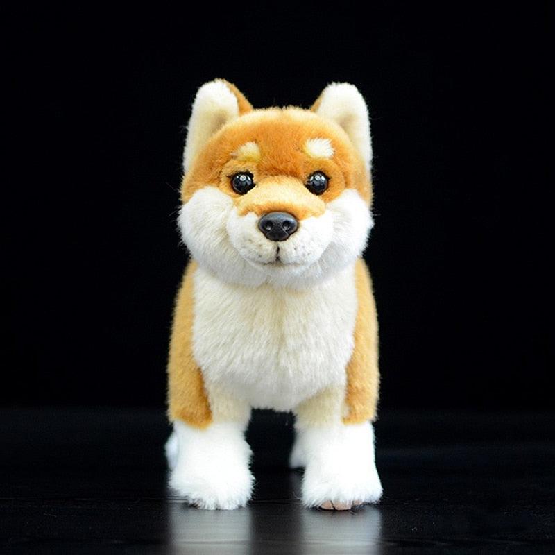 Adorable peluche japonaise Shiba Inu à l'identique