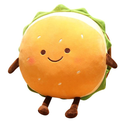 Hamburger soft toys