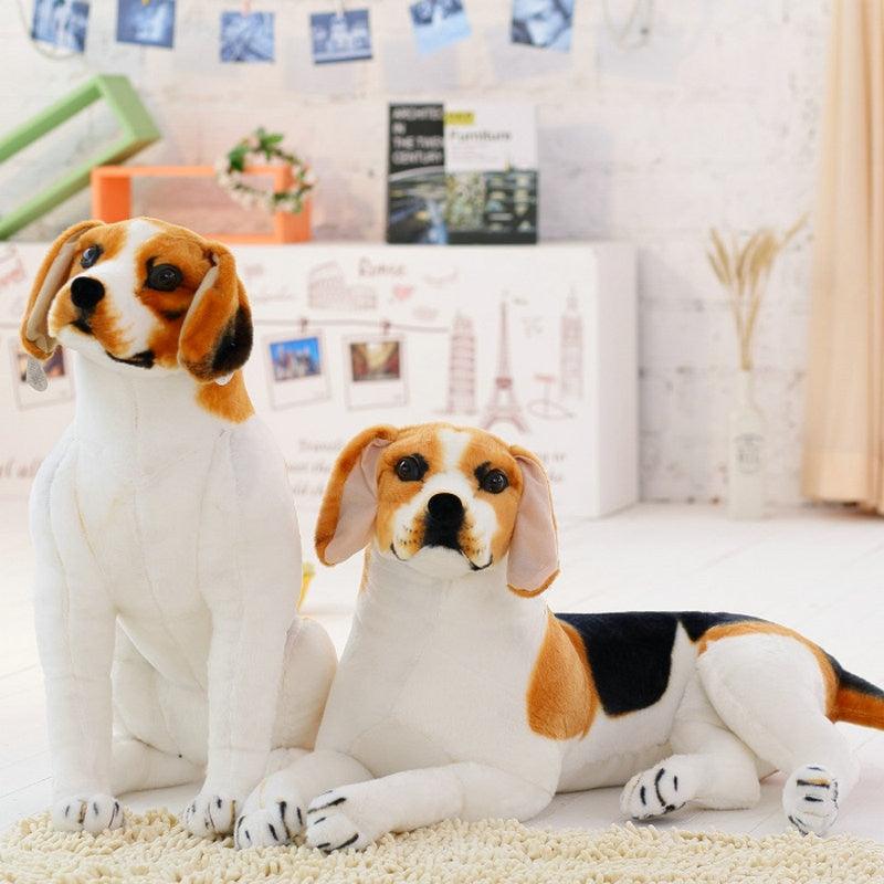 Jouets en peluche géants grandeur nature pour chien Beagle