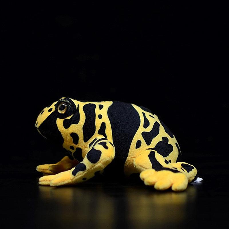 Realistic Yellow Poison Frog Plush Toy